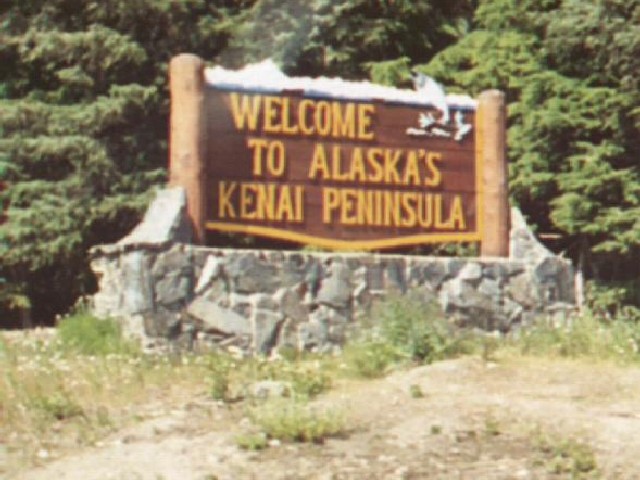 Entering the Kenai Peninsula.